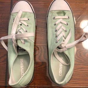 New- Mint Green Converse